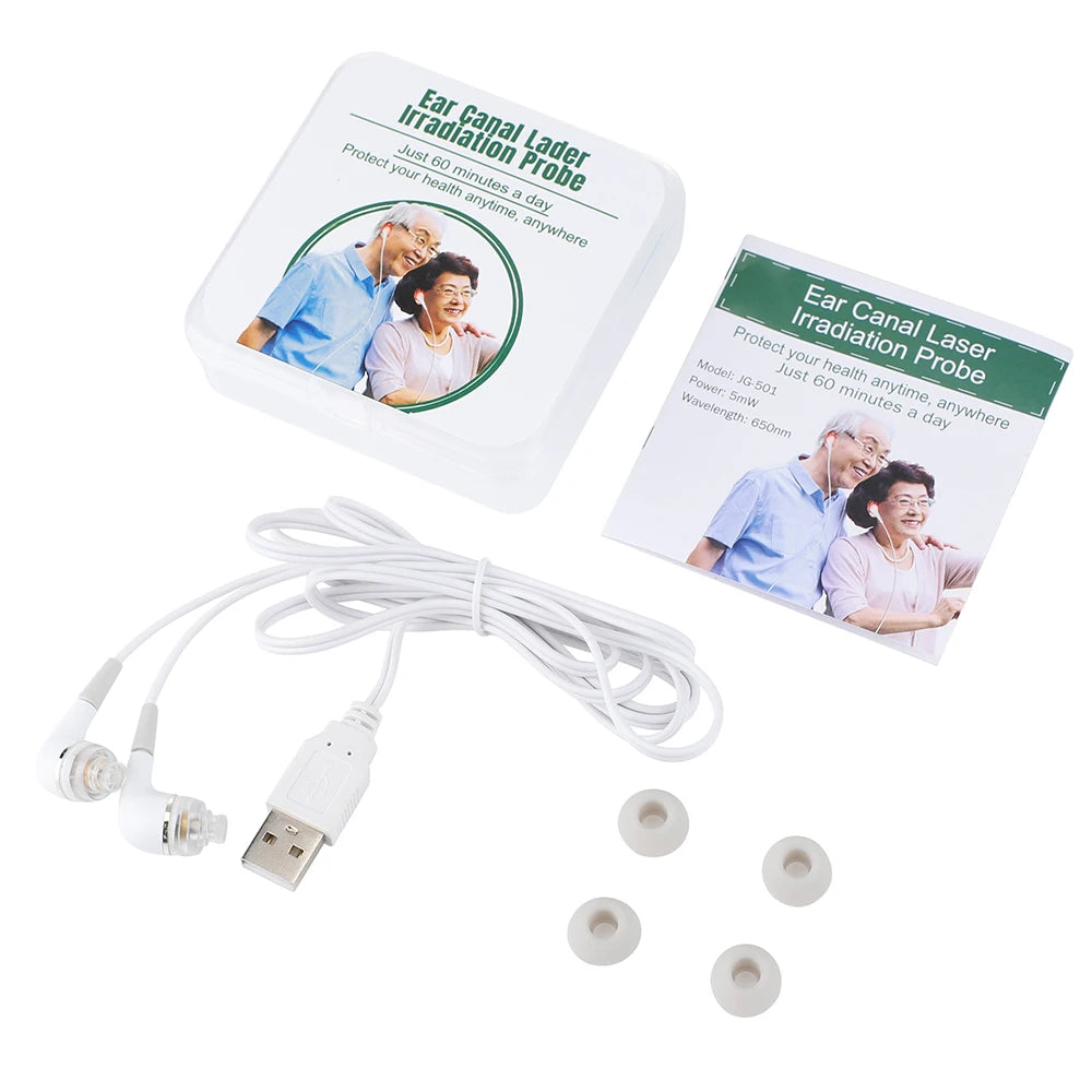 Loftat™ CalmEar Red Light Therapy Earbuds