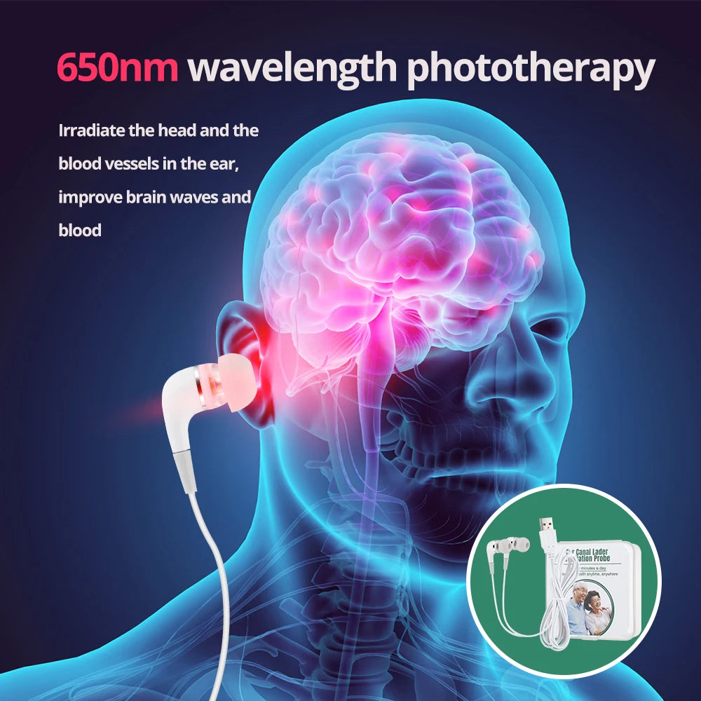 Loftat™ CalmEar Red Light Therapy Earbuds